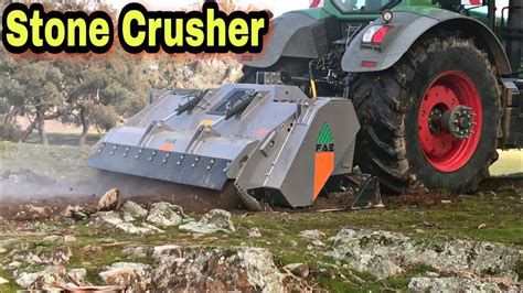 tractor mounted rock crusher